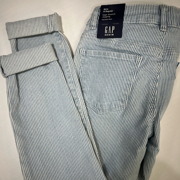 GAP Women's Blue Striped Jeans - Picture 5 of 8